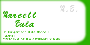 marcell bula business card